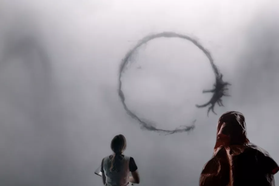 Scene from the movie Arrival